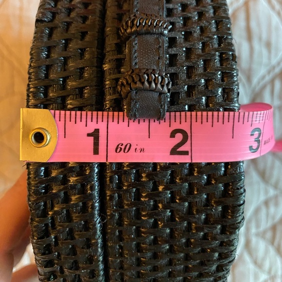 NWOT | Round Rattan Boho Bag — Black - Picture 10 of 11